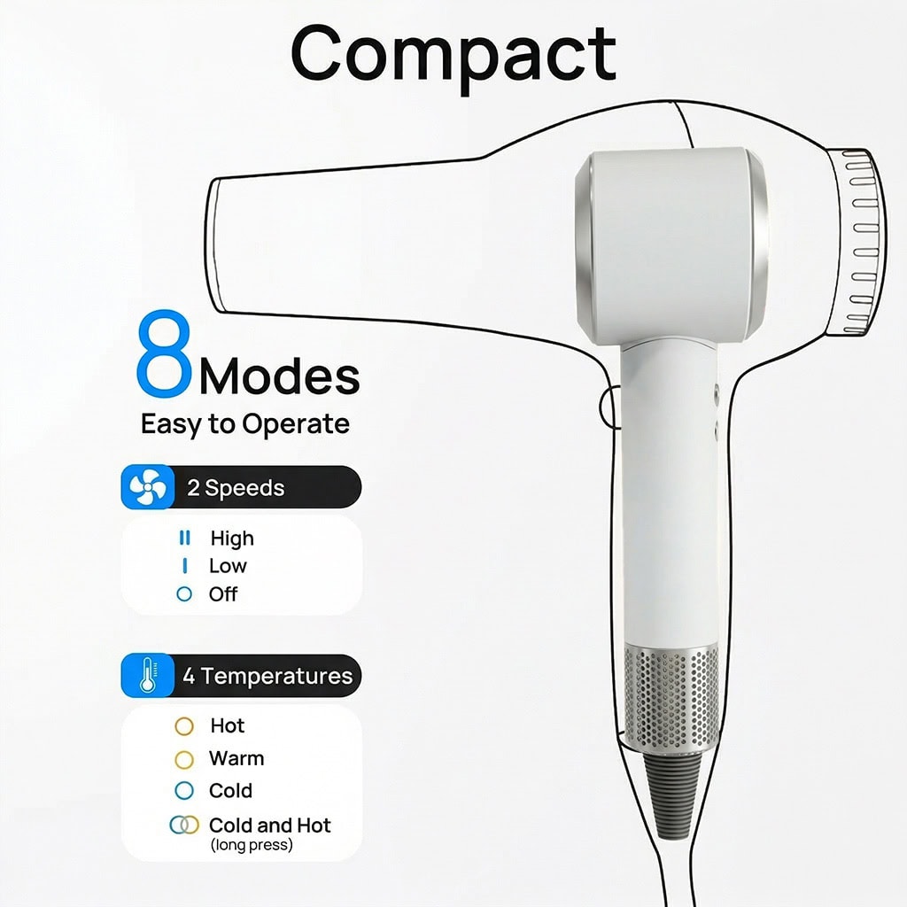 BL-1110-high-speed Hair Dryer Manufacturer - 1110 size 2