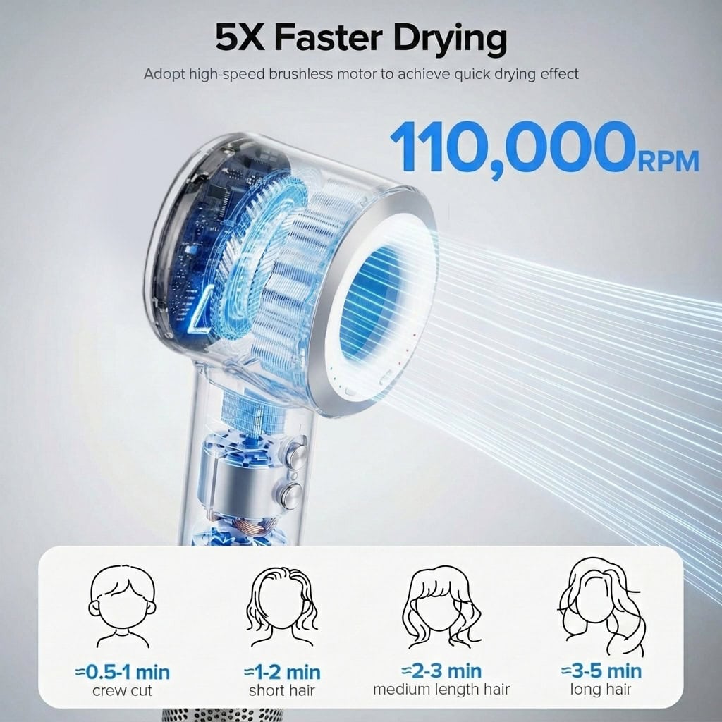 BL-1110-high-speed Hair Dryer Manufacturer - 1110 motor 1