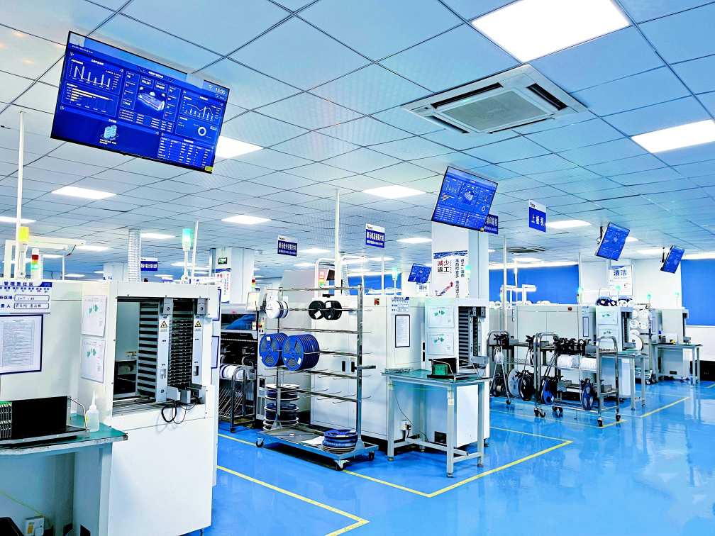Hair dryer products assembled in a clean production room