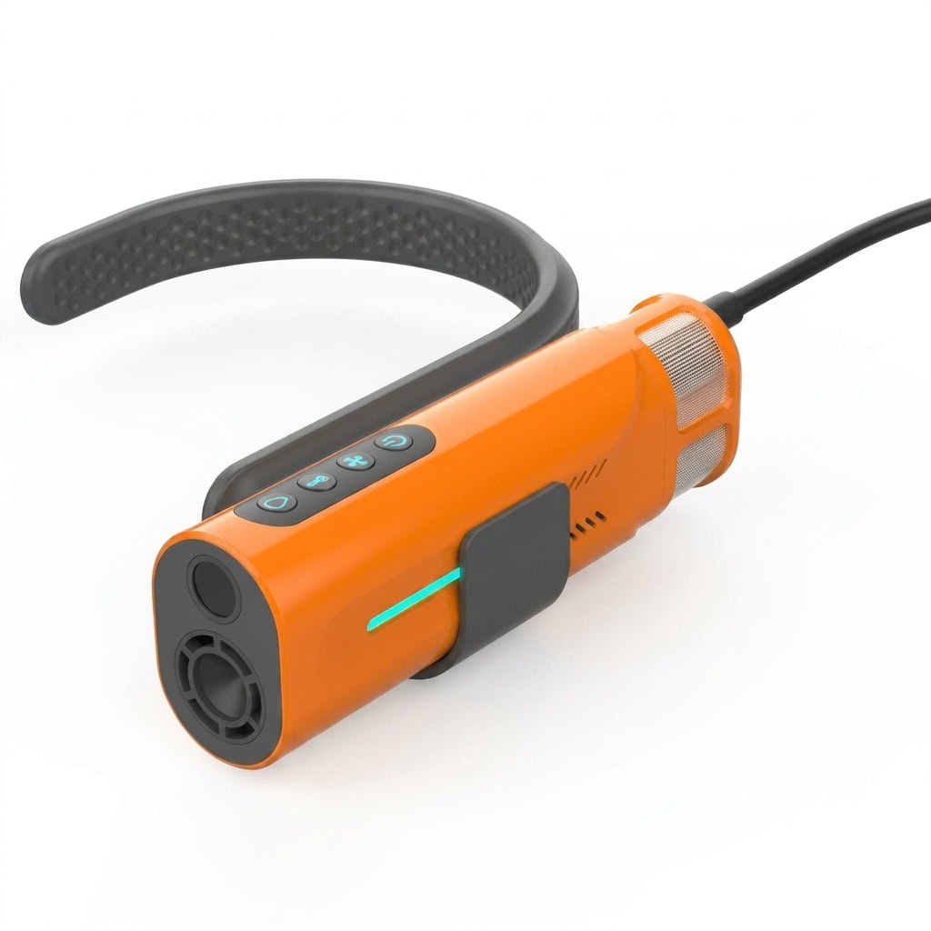Handheld airflow testing tool with digital controls