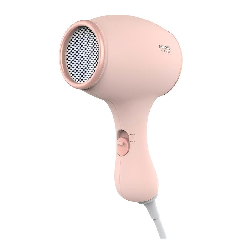 Pink compact hair dryer product