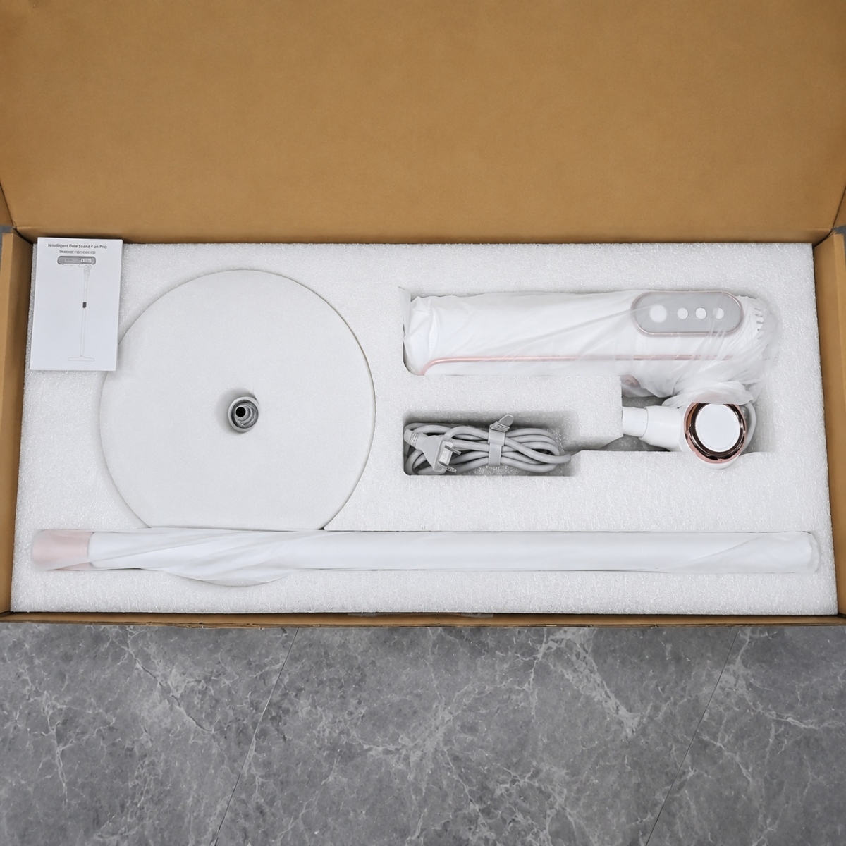 Hair dryer retail packaging kit with accessories