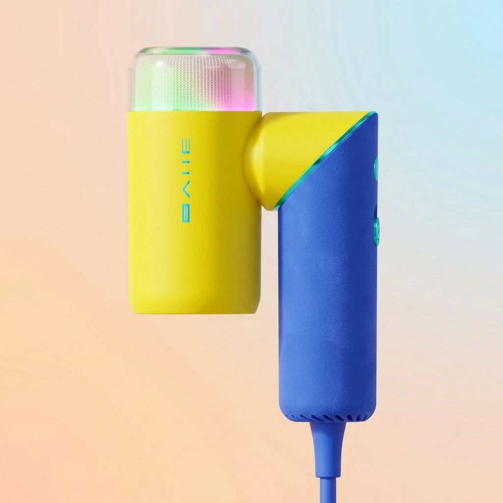 BAILE Kids hair dryer color scheme sunshine dopamine