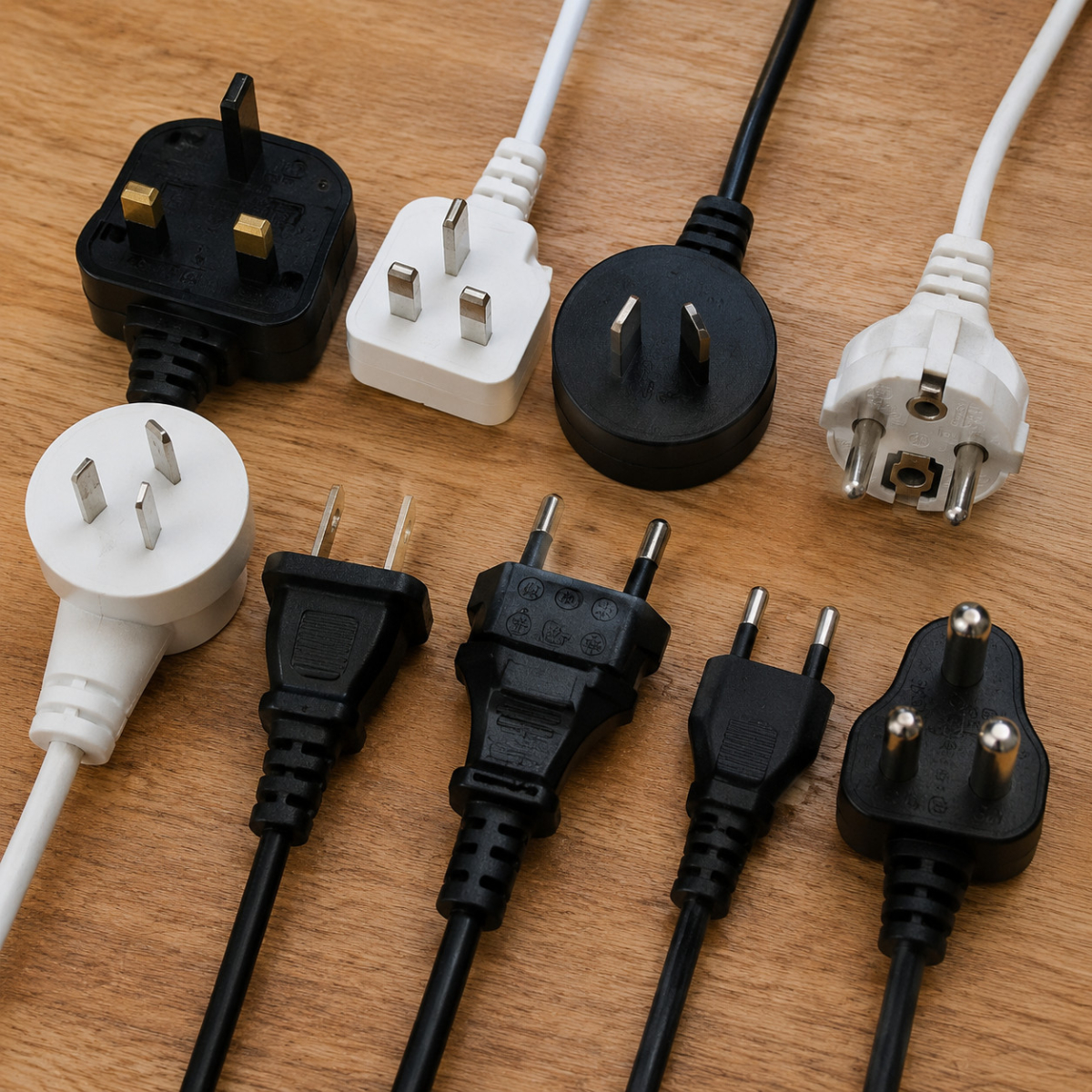 Hair dryer plugs and voltage options for export markets