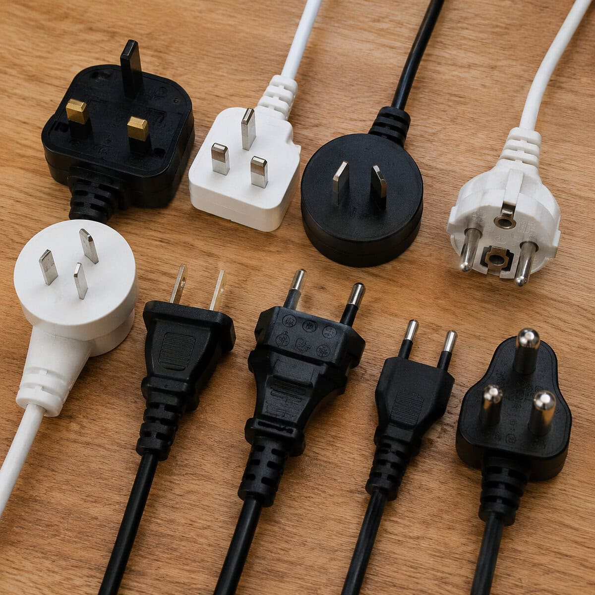Hair dryer plugs and voltage options for export markets