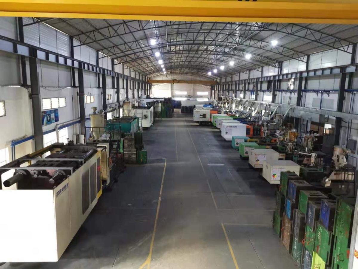 Hair dryer manufacturing workshop with production equipment
